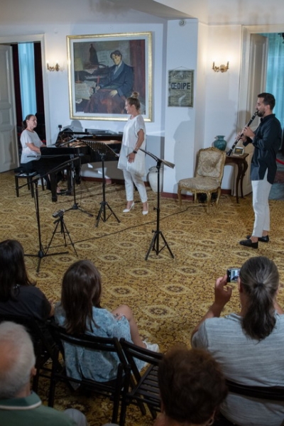 Imagini de la recitalul TRIO BOEMA de la Tescani, 13 august 2022